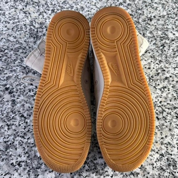 Nike SF Air Force 1 String Gray High Top Gum Sneakers Boots M12 - Picture 5 of 7